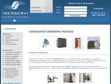 Tablet Screenshot of cerrajerosiberservi.com